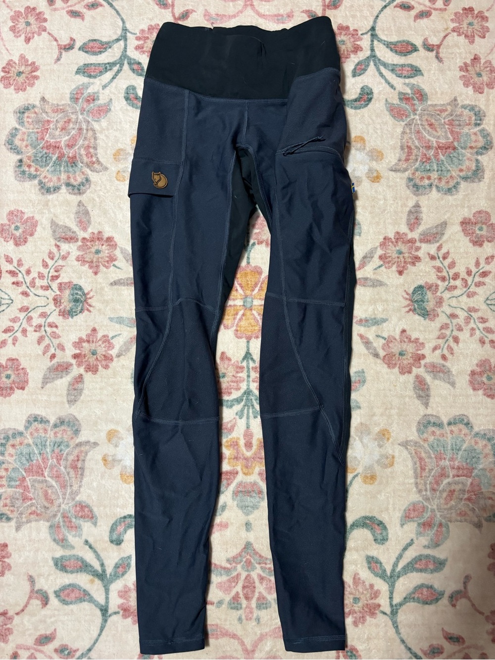 Fjallraven Women's Navy Outdoor Leggings